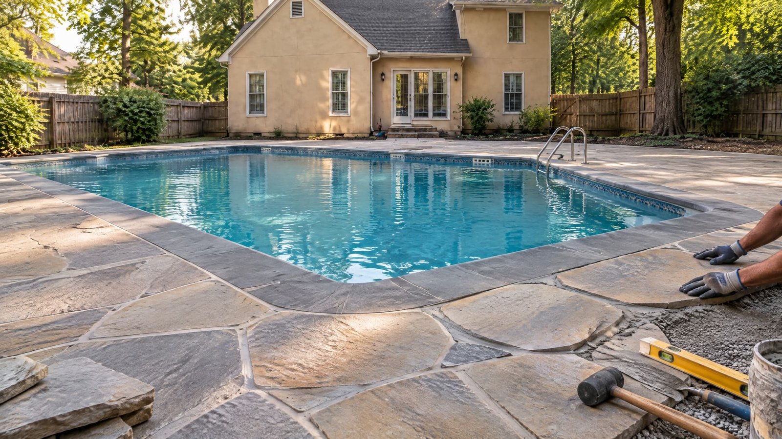 Coping, joints, and stone-detail finishing